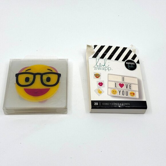Heidi Swapp by American Crafts Light Box 20 Emoji Icons: Marquee Love - Picture 8 of 12